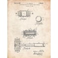 thumbnail image 2 of Borders, Cole 15x18 Black Ornate Wood Framed with Double Matting Museum Art Print Titled - PP85-Vintage Parchment Gavel 1953 Patent Poster, 2 of 4
