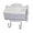 White, variant on Special Lite Floral Horizontal Wall Mount Mailbox - Copper Aluminum Mailbox for Wall Mount - SHF-1001-CP