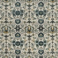 thumbnail image 6 of SAFAVIEH Madison Julian Floral Bordered Area Rug, Ivory/Navy, 5'3" x 7'6", 6 of 7
