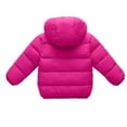 thumbnail image 4 of LTTVQM Toddler Winter Jacket Baby Boy Coat Light Boys Coats Girls Snow Fleece Jackets Hot Pink 4-5 Years, 4 of 5