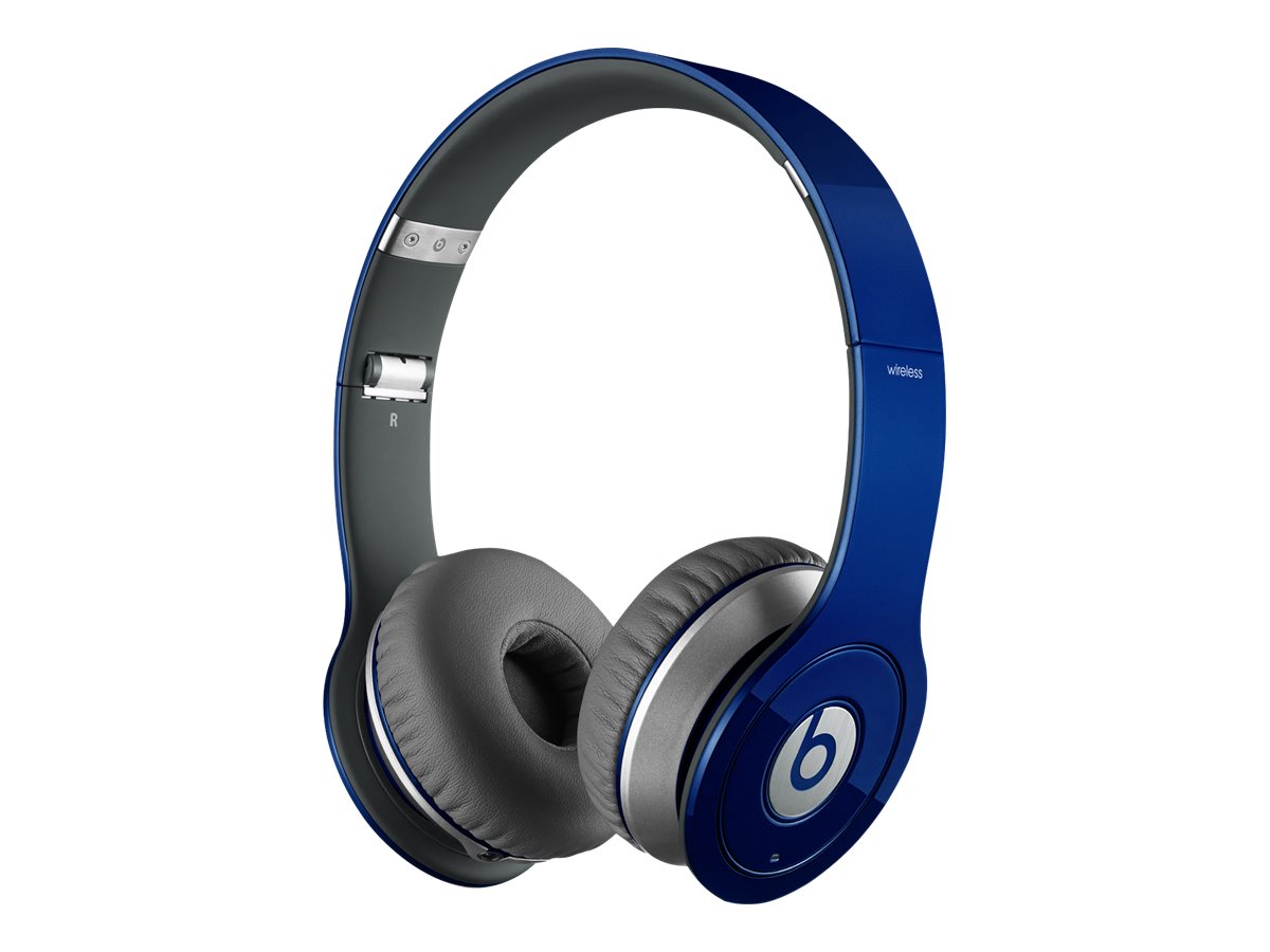 Beats Wireless Headset full size Bluetooth wireless blue