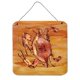 thumbnail image 1 of "Caroline's Treasures 8139DS66 Crab Aluminio Metal Impresiones para colgar en la pared o en la puerta, 6 x 6", Multicolor " Caroline's Treasures 8139DS66, 1 of 1