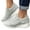 Grey, variant on jsaierl Women's Fashion Wedge Sneakers | Casual Platform Loafers | Slip On Lightweight Sneakers | Arch Support Walking Shoes for Women