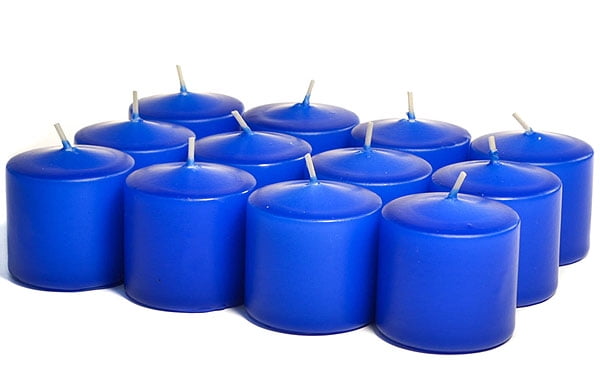 Market III Blue Tea Light Candles Box//36 Free Shipping