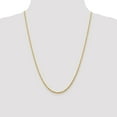 thumbnail image 4 of Primal Gold 10 Karat Yellow Gold 2.25mm Diamond-cut Extra-Lite Rope Chain, 4 of 4