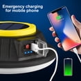 thumbnail image 4 of Amdohai Outdoor Solar LED Lights Tent Campsite Booth Lights Emergency Lamp With Remote Control Home Ultra-Bright Flying Saucer Lights Large With USB Output, 4 of 8