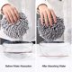 thumbnail image 4 of Paquete de 2 toallas de mano de chenilla,Toallas de mano de cocina con lazo,Toallas de mano de baño para colgar,Paños de secado rápido para limpieza,Toallas de mano de microfibra absorbentes suaves, 4 of 5