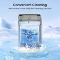 thumbnail image 4 of Philergo Nugget Ice Maker Countertop, 35lbs/24hrs Pellet Ice Machine with Large 1.8lbs Ice Basket, Self-Cleaning Function for Home, Kitchen, Office, Black, 4 of 6