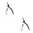 thumbnail image 3 of facefd 1/2/3/5 U Shape Trimmer Stainless Portable Salon Manicure Art Silver 2PCS, 3 of 6