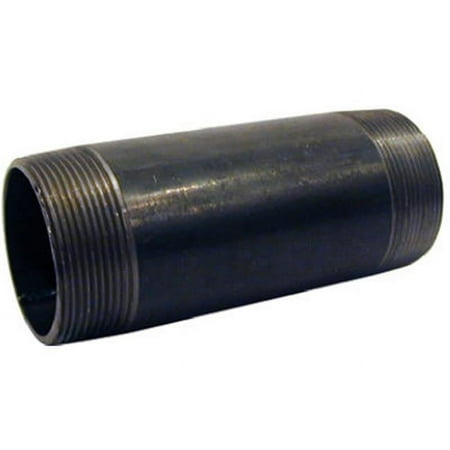 NB-1225 1.25 x 2.5 in. Black Pipe Nipple