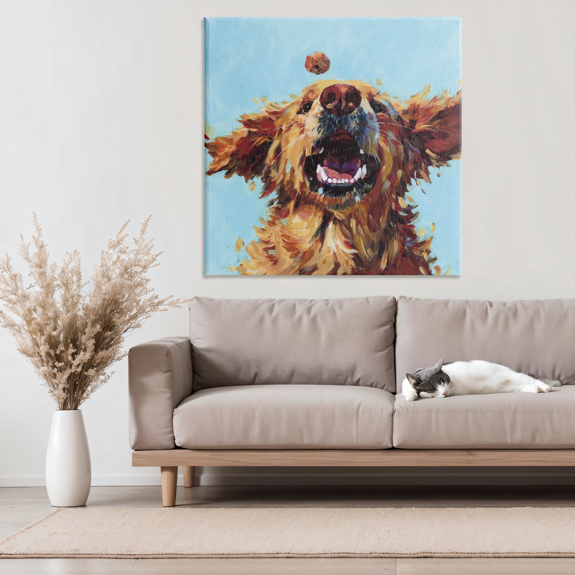Stupell Industries Treato Loyal Dog Canvas Wall Art, design by Studio Bautista