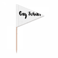 thumbnail image 1 of Cozy Winter Quote Handwrite Toothpick Triangle Cupcake Toppers Flag, 1 of 3