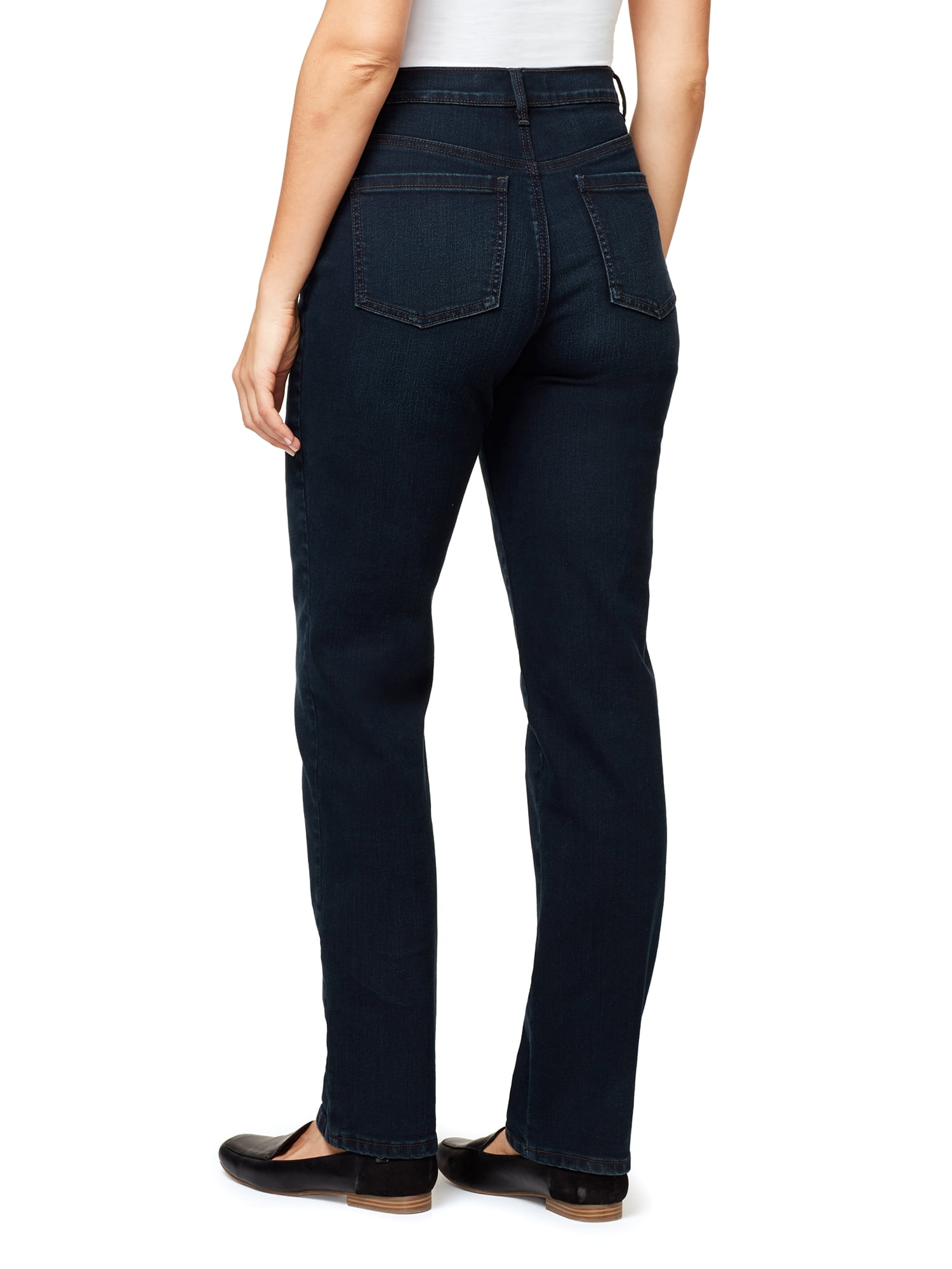 Gloria Vanderbilt Women's Amanda High Rise Straight Leg 5 Pocket Jean