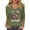 #06 Green, variant on 250 Anniversary Shirt for Women Independence Day 3/4 Sleeve Patriotic Printed V-Neck Soft T-Shirt Memorial Day Cute Classic Fit Spring Casual Tops,M,#06 Red