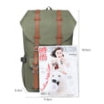 thumbnail image 2 of KAUKKO School Travel backpack for university flexible with laptop for 15",22L(Nylon Green), 2 of 5