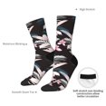thumbnail image 4 of Picia Orchids Flowers Print Athletic Socks for Men & Women – Cushioned Moisture-Wicking Crew Socks for Sports, Running, and Training, Soft & Breathable Size 5-11, 4 of 6