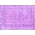 thumbnail image 1 of Ahgly Company Indoor Rectangle Persian Purple Traditional Area Rugs, 4' x 6', 1 of 4