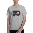 thumbnail image 1 of Philadelphia Flyers Fashion Men'S Short Sleeve T-Shirt Gray X-Large, 1 of 5