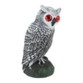 Owl Bird Deterrent Garden Plastic Red Eyes Owls to Keep Birds Away Fine