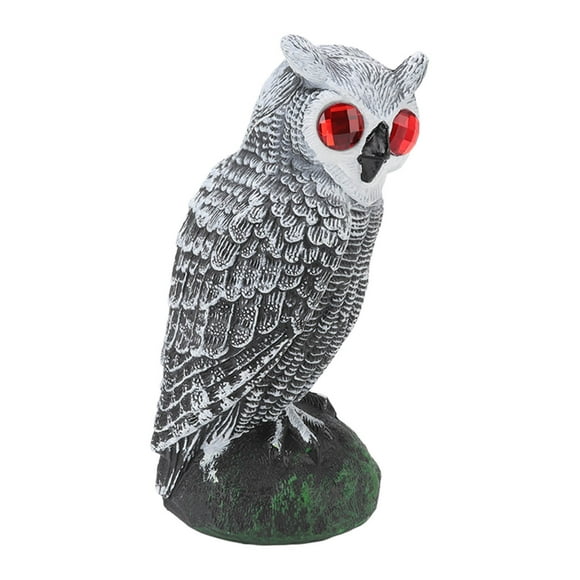 Owls To Keep Birds Away, Owl Bird Deterrent Deterrence Fine Details For Small Animal For Birds Elbow Cat Plain White