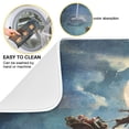 thumbnail image 2 of Dish Drying Mat Kitchen Pad Large Counter Absorbent Dish Mats Drainer Flying Santa, 2 of 8