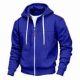 thumbnail image 6 of Smsaxvxz Oversized Hoodies for Men Fashion Solid Full Zip Lightweight Fall Sweatshirts (Available in Big & Tall), 6 of 7