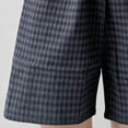 thumbnail image 4 of SOOMLON Womens Pajama Shorts Lightweight Drawstring Bermuda Shorts Fresh Plaid Sleepwear Travel Casual Clothes, 4 of 5