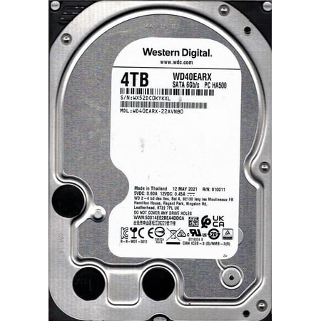 UPC: 0718037860947 | Western Digital 4TB Red Plus NAS HDD  Internal 3.5  Hard Drive – WD40EARX
