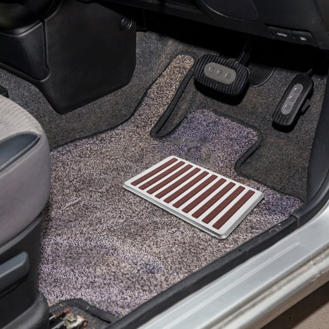 Houderco Cubiertas Para Pedales De En Metal Marrón Antideslizante Para Uso En Camionetas Y Automóviles