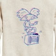 thumbnail image 3 of Hey Arnold! - 3D Arnold - Toddler And Youth Crewneck Fleece Sweatshirt, 3 of 5