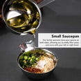 thumbnail image 2 of Stainless steel mini induction cooker bottom butter heater with frying pan, small saucepan and milk pan, 2 of 5