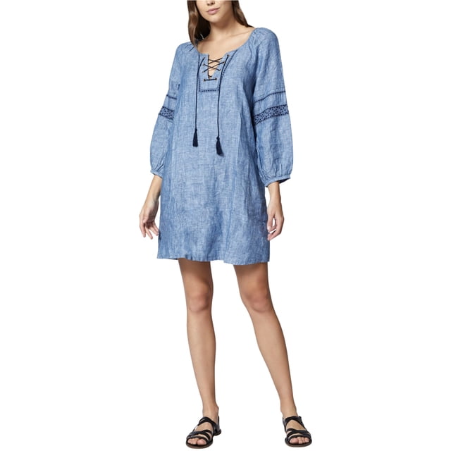 Sanctuary Clothing - Vestido de mezclilla para mujer, azul, mediano
