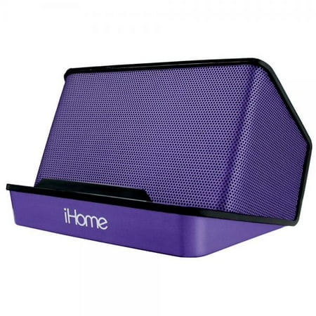 iHome Portable Rechargeable Stereo Speaker System - Purple