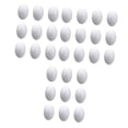 thumbnail image 4 of Tachiuwa Foam Eggs Easter Eggs Blank Solid Balls White Unpainted Polystyrene Eggs Faux Eggs for Halloween Ornaments Holiday Decorating 30pcs 5cm, 4 of 10