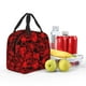 thumbnail image 5 of Easygdp Red Skulls 3 Bolsa Térmica Premium - Tela Oxford Impermeable, Gran Capacidad, Bolsillo Frontal, Unisex para Trabajo, Escuela, Actividades al Aire Libre y Picnics, 5 of 8