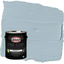 Glidden One Coat Chambray / Blue Semi-Gloss Interior Paint with Primer, 1 Gallon