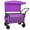 Purple, variant on GDF Studio 38" Push-Pull Folding Wagon with Canopy & Curtain, Heavy Duty All-Terrain Utility Cart, Outdoor Use, Black