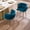 Green, variant on Lessmore Modern Velvet Dining Chair Set of 2 Upholstered Side Chairs Accent Chair with Woven Backrest for Kitchen Dining Room Gold Legs, Green