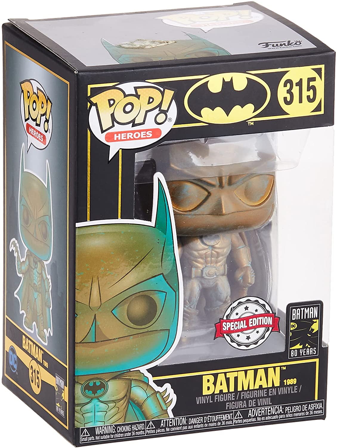 DC Comics Funko POP Vinyl Figure Batman 1989 Patina Walmart