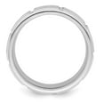 thumbnail image 2 of 925 Sterling Silver 8mm Polished Fancy Band Ring Size 9.5 -  Jewelry Gift for Mom, 2 of 6