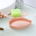 thumbnail image 2 of Jabonera, soporte de jabón de drenaje de doble capa, caja de contenedor de jabón desmontable para ducha de baño, soporte de esponja para fregadero de cocina, caja de jabón escurridor (verde,, 2 of 4