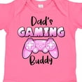 thumbnail image 4 of Inktastic Dad's Gaming Buddy Pink Controller Boys or Girls Baby Bodysuit, 4 of 5
