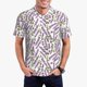 thumbnail image 1 of Balery Lavender Flowers Camisa Polo de Hombre con Estampado, de Manga Corta y Tejido Medio, Camisa Tipo Golf Polo-Medium, 1 of 6