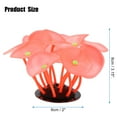 thumbnail image 2 of Unique Bargains Red Aquarium Simulation Coral Aquatic Plant Silicone Fluorescent Glow Fish Tank Landscape Decoration, 2 of 7