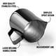 thumbnail image 4 of Vaso espumador de leche Zulay, 350 ml, 600 ml, 950 ml, acero inoxidable, negro, 4 of 7