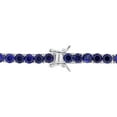 thumbnail image 3 of Everly Women's Created Sapphire Sterling Silver Tennis Bracelet, 3 of 7