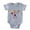 Heather Grey, variant on CafePress - Big BROTHER Twins - Cute Infant Baby Football Bodysuit
