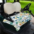 thumbnail image 2 of Golf Cart Seat Covers for 2 Seater, Colorful Leaf Soft Microfiber Cart Seat Towel Blanket, Summer Pastoral Spring Botanical Absorbent Breathable Non Slip Bench Seats Protector for Golf Course 51"x31", 2 of 9