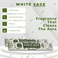 thumbnail image 6 of White Sage Incense Sticks for Cleansing - Total 120 Insence-Sticks - 6 Packs of 20 Insense - Inciensos - Inscents - Natural Non Toxic Ingredients - Incents - Incence - Inscense - Insents, 6 of 8