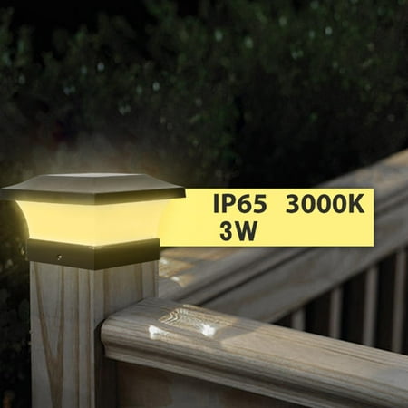 

Solar Column Headlight IP65 Waterproof Outdoor Wall Light Fence Light Coffee Garden Light for Household Public Garden Courtyard
